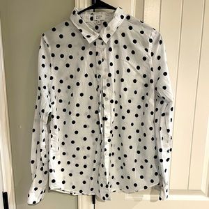 Crown & Ivy (Missy Size) Button Down Shirt